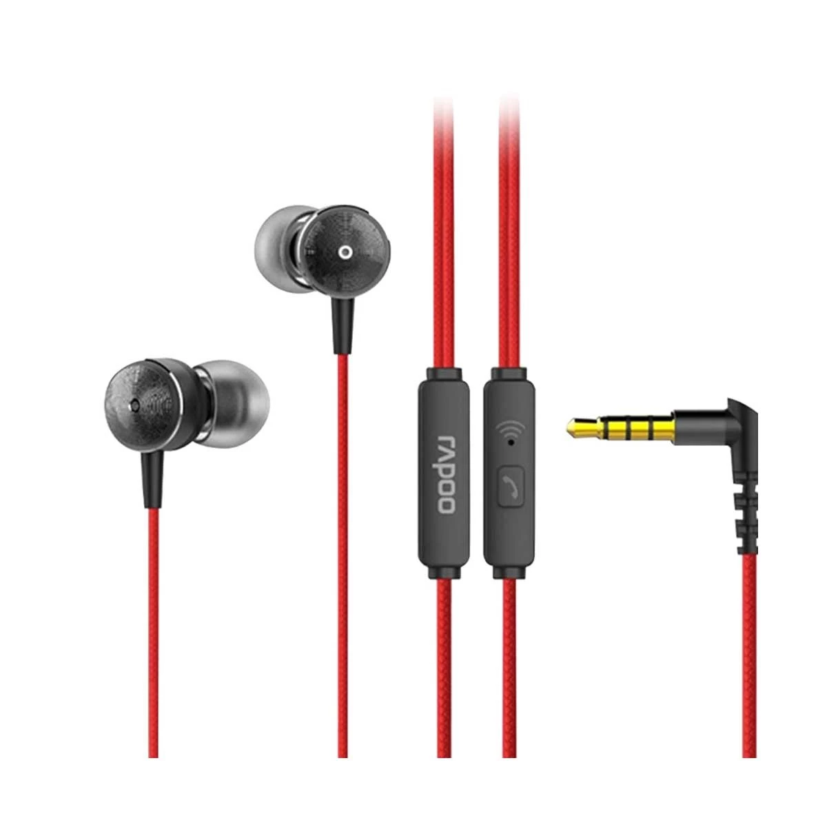 Rapoo EP28 In-ear Wired Earphone Red