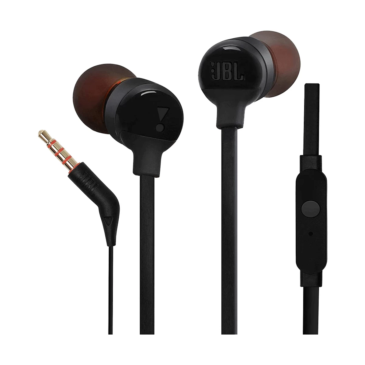 JBL TUNE 110 Wired In-Ear Earphone Black
