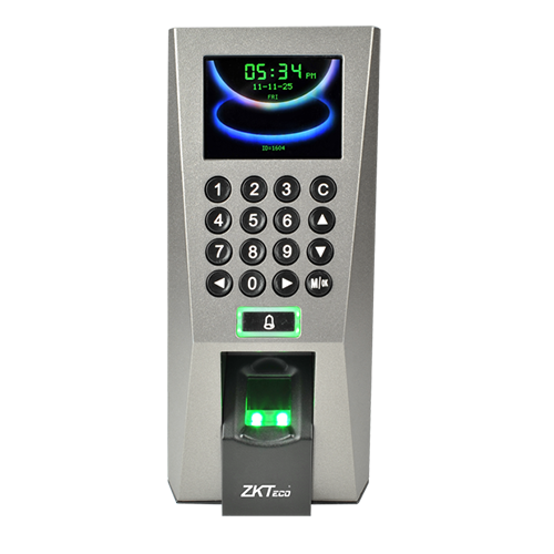 ZKTeco Fingerprint F18 Standalone Access Control and Time Attendance with Adapter