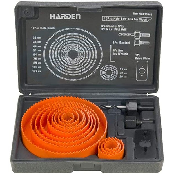 Harden 16pcs Hole Saw Set