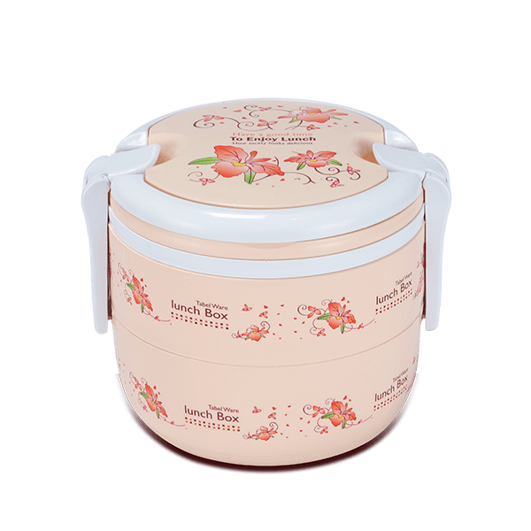 Double Tiffin Box Ro - Cream