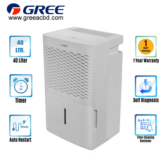 Gree Dehumidifier 40L - (GD-40NL)