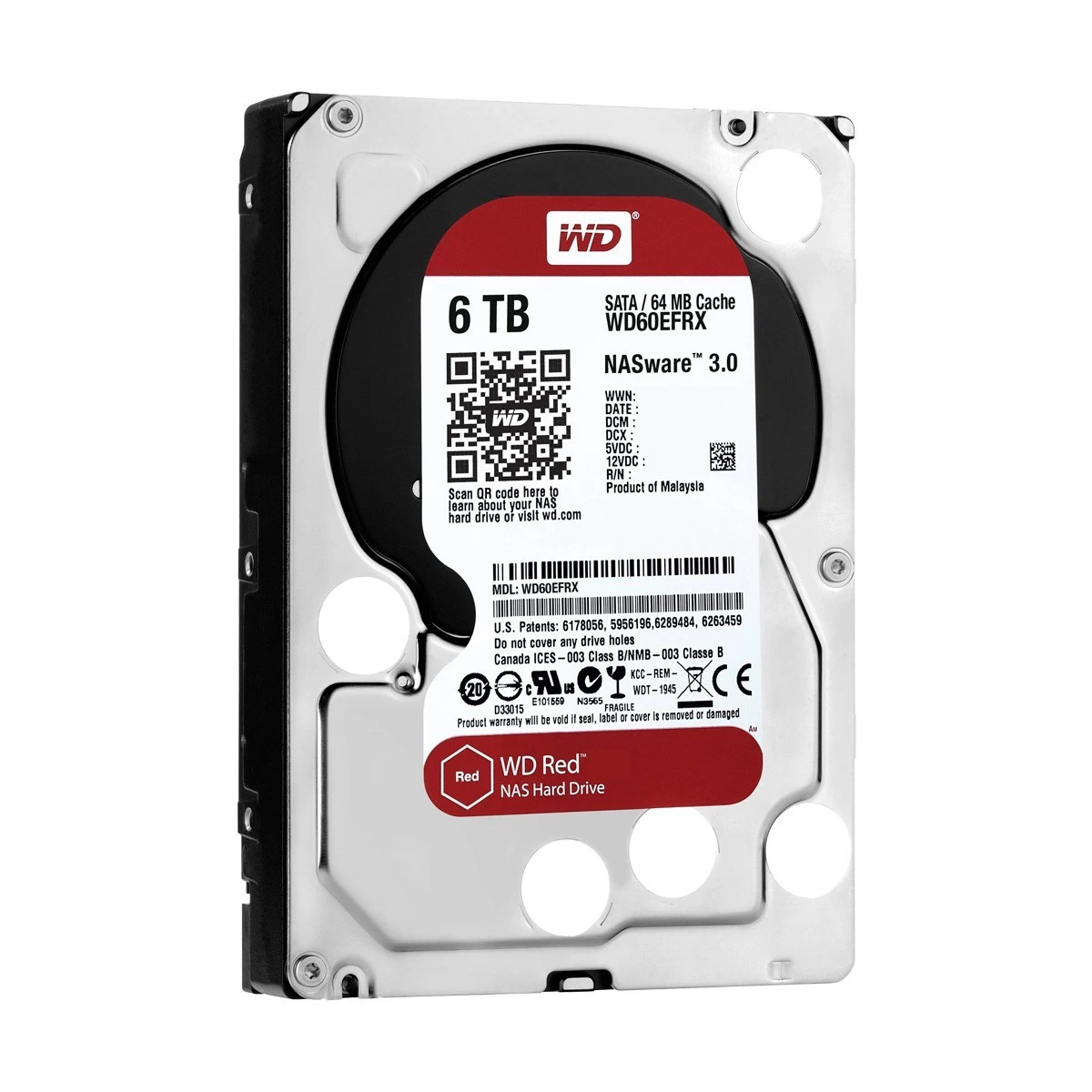 Western Digital RED 5400RPM 6TB NAS Desktop Hard disk