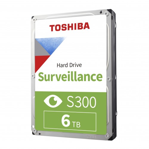 Toshiba S300 6TB 3.5 Inch SATA 5400RPM Surveillance HDD